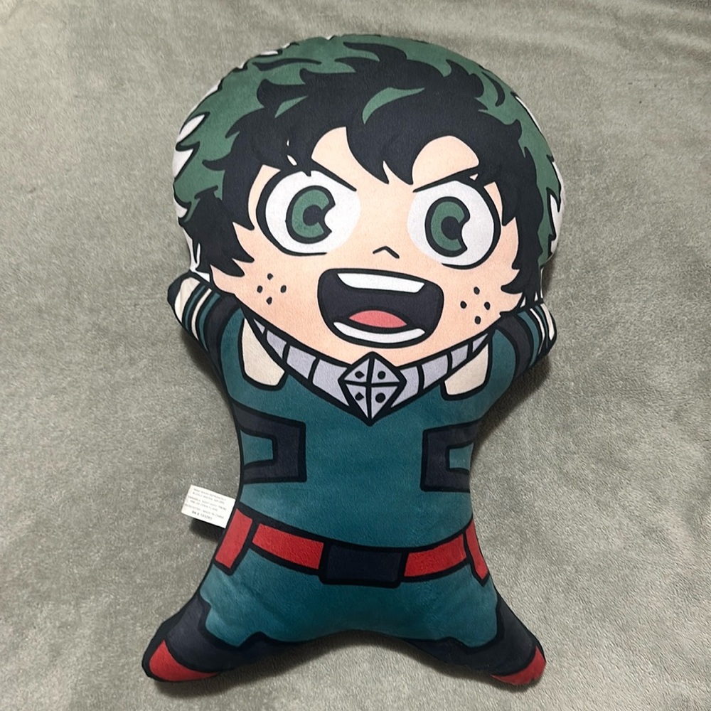 My Hero Academia Deku Reversible Pillow 20 inch EUC